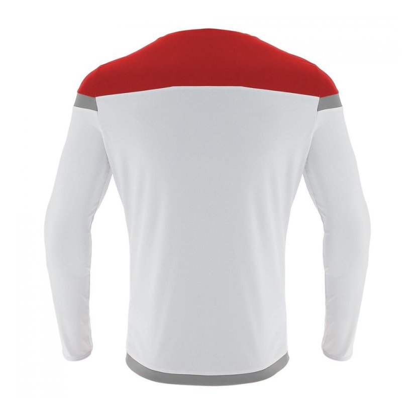 Dres Macron Titan LS - Farba: Biela/červená, Veľkosť: XS