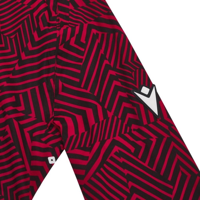 Bunda Macron Athleisure Scd Mallorca - Barva: Červená, Velikost: S