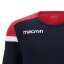 Dres Macron Titan LS - Farba: Biela/červená, Veľkosť: XS