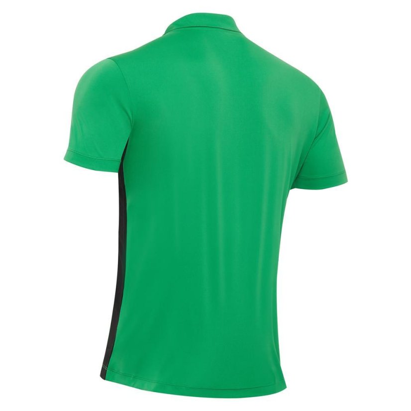 Polo tričko Macron Folk - Barva: Černá/červená, Velikost: 3XS