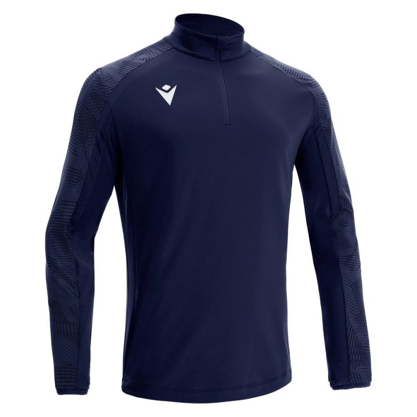 Triko Macron Naryn 1/4 ZIP - Barva: Lahvově zelená, Velikost: M
