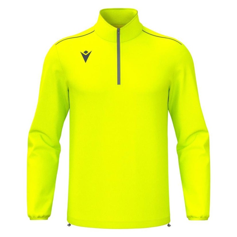 Triko Macron Havel 1/4 Zip - Barva: Neonově žlutá, Velikost: L