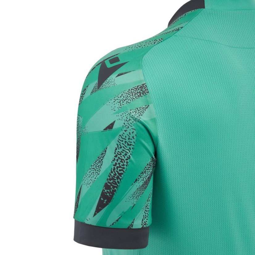 Dětský dres Macron Themis Eco - Barva: Tyrkysová, Velikost: XS