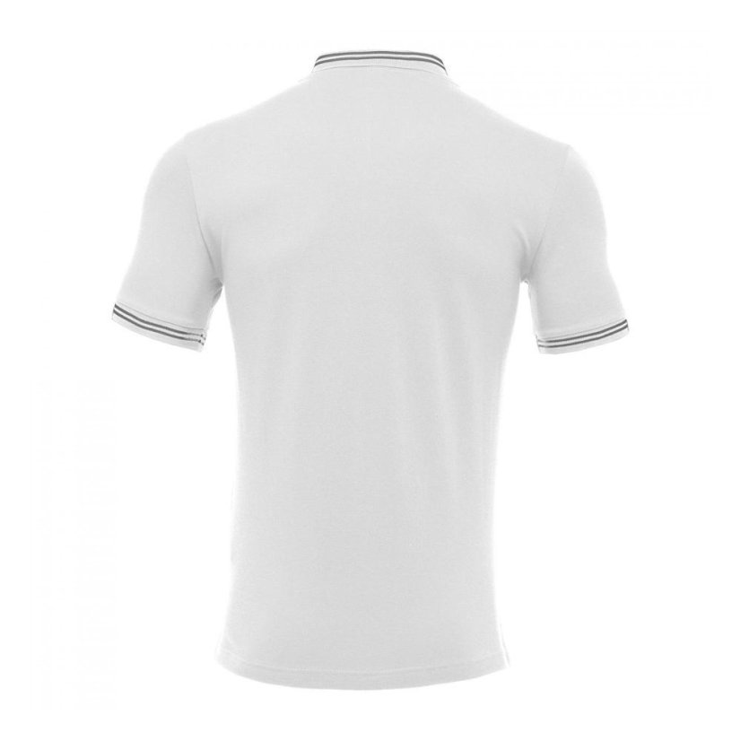 Sportovní tričko s límečkem Macron Yukar - Barva: Bílá, Velikost: 3XS