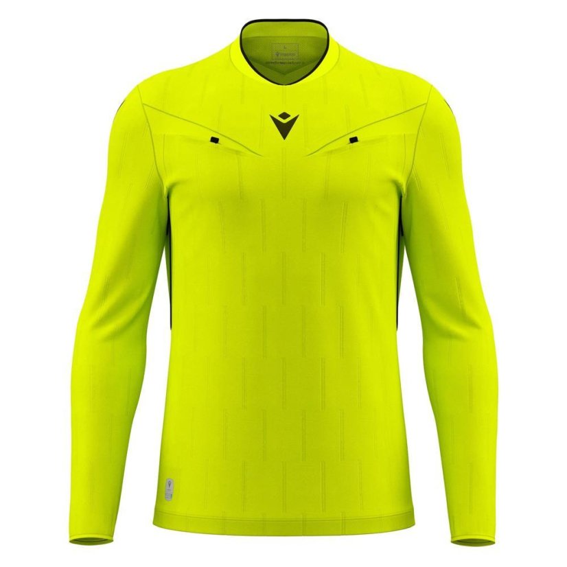 Rozhodcovský dres Macron Mendez Eco LS - Farba: Červená, Veľkosť: 3XL