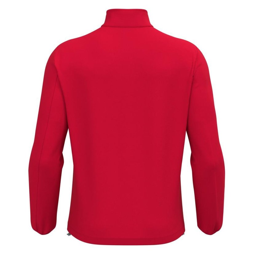 Triko Macron Havel 1/4 Zip - Barva: Červená, Velikost: 3XS
