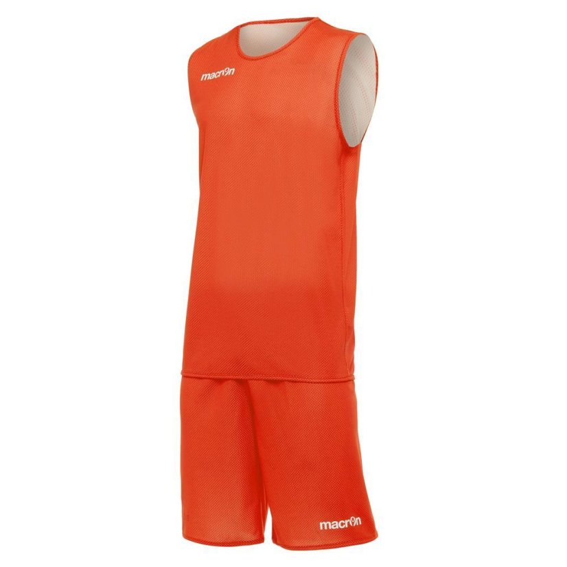Oboustraný set Macron X400 - Farba: Oranžová/biela, Veľkosť: 3XL