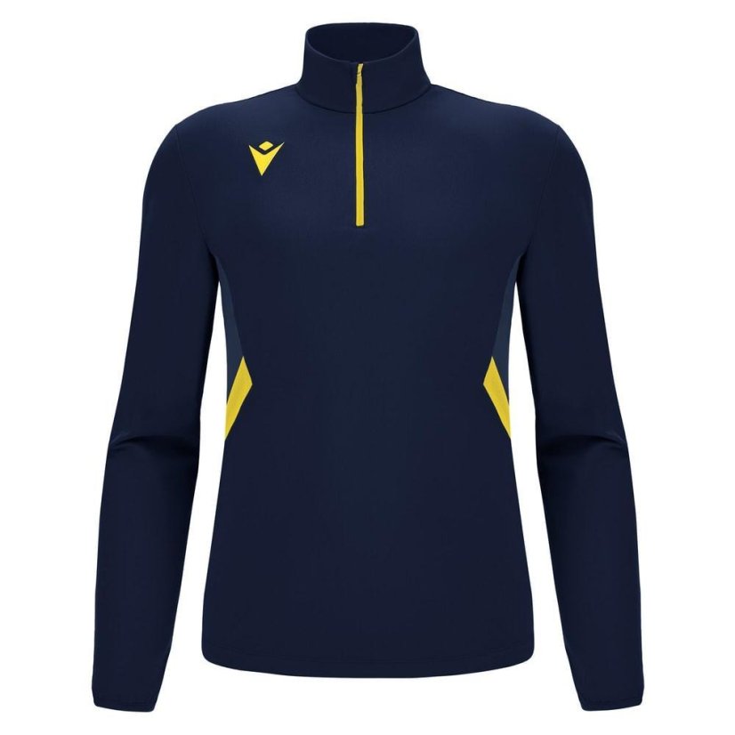 Mikina Macron Piave 1/4 ZIP - Barva: Světle modrá, Velikost: M