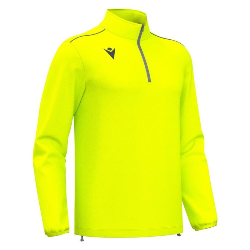 Triko Macron Havel 1/4 Zip - Barva: Neonově žlutá, Velikost: L