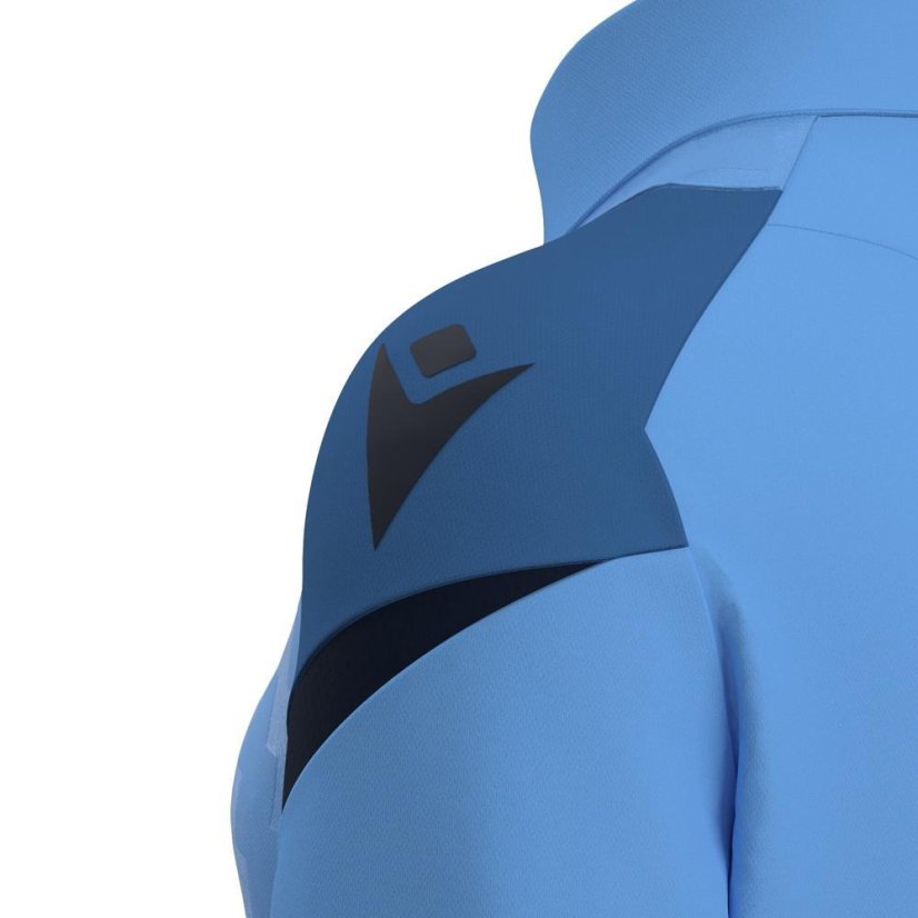 Sportovní top Macron Leona 1/4 Zip - Barva: Černá, Velikost: 3XL