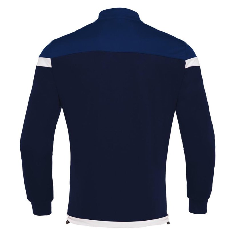 Sportovní mikina na zip Macron Sobek - Barva: Černá/červená, Velikost: 3XL