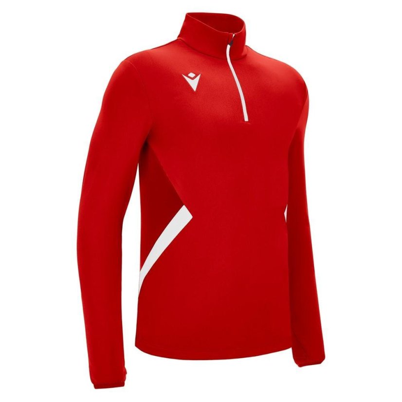Mikina Macron Piave 1/4 ZIP - Barva: Světle modrá, Velikost: M