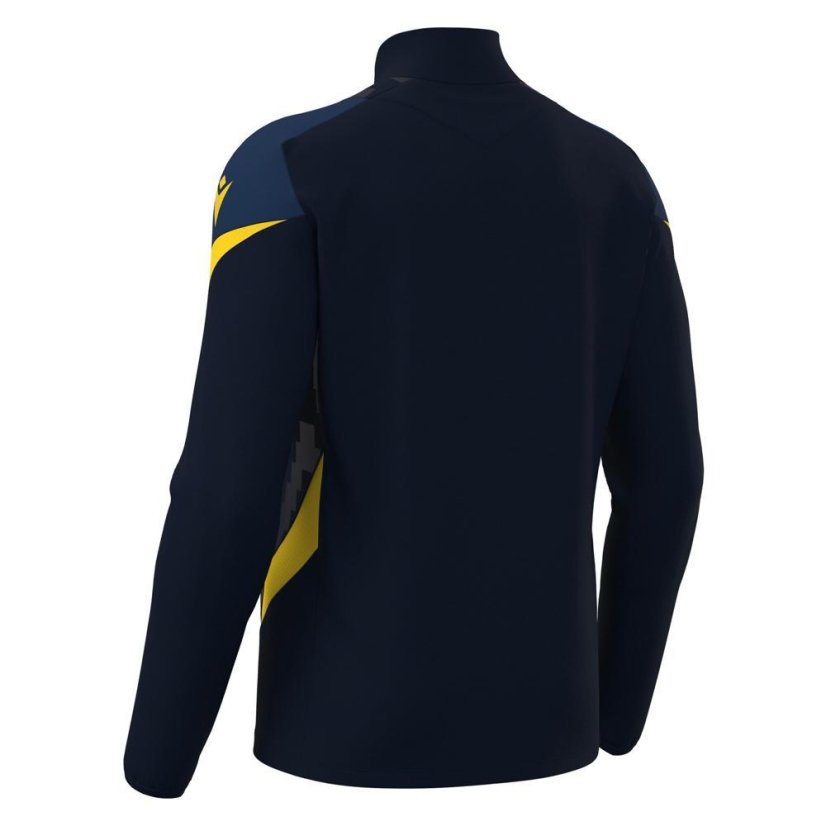 Sportovní top Macron Starfall 1/4 Zip - Farba: Čierna/biela, Veľkosť: 3XL
