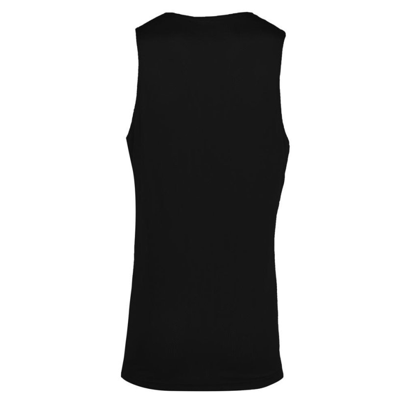 Sportovní dres bez rukávů Macron Propane Reversible - Barva: Černá/bílá, Velikost: 3XS