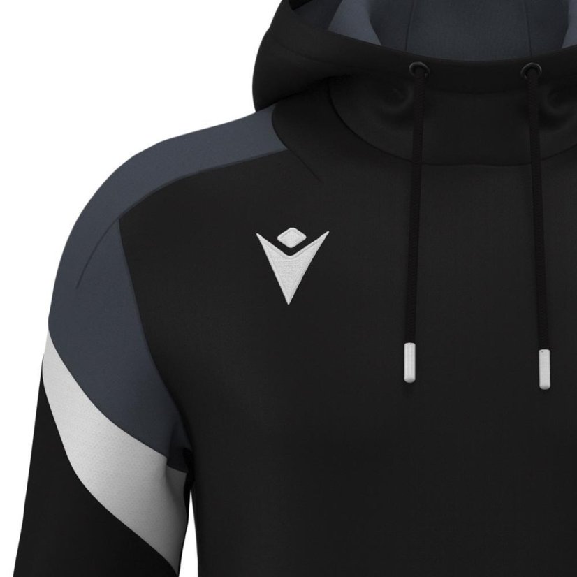 Sportovní mikina s kapucí Macron Alchemist - Barva: Lahvově zelená, Velikost: 3XL