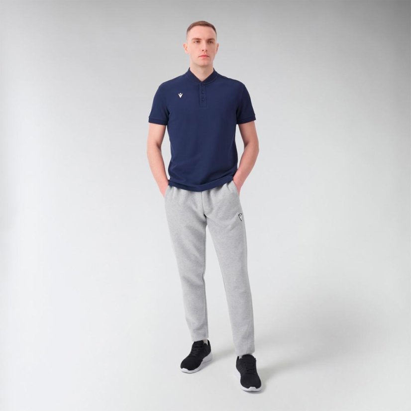 Triko Macron Ath Icon Nisiros Polo Korean Slim - Barva: Černá, Velikost: S