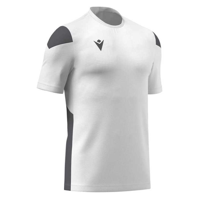 Dětský sportovní dres Macron Polis - Barva: Bílá/šedá, Velikost: 3XS