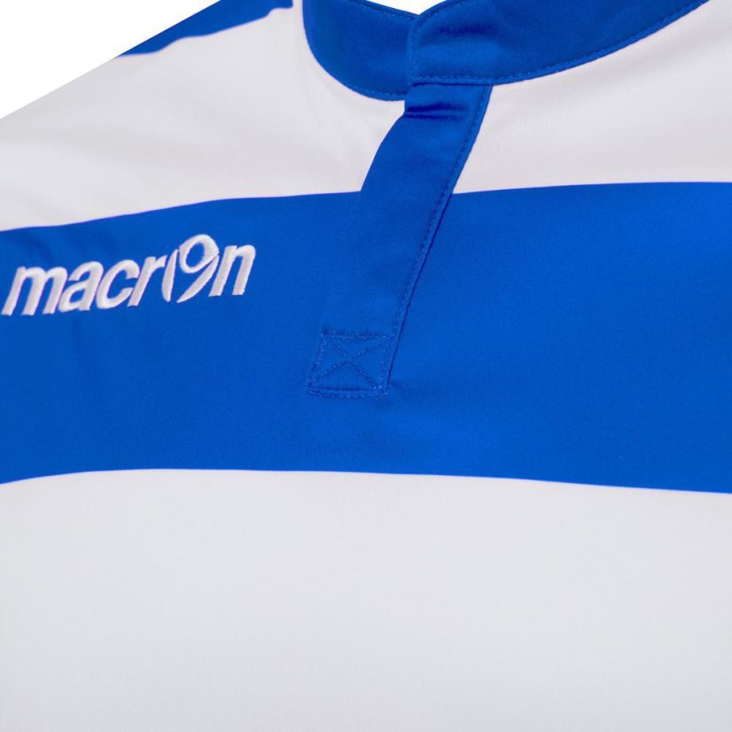 Zápasový dres s krátkým rukávem Macron Kepler - Barva: Královská modrá/bílá, Velikost: 3XL