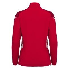 LEONA 1/4 ZIP WMN TOP  RED/WHT | 800004490201 | XXS