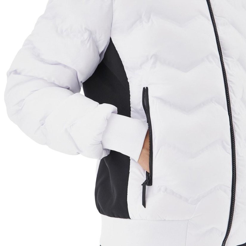 Bomber bunda Macron Ath Fce Kolari - Barva: Bílá, Velikost: S