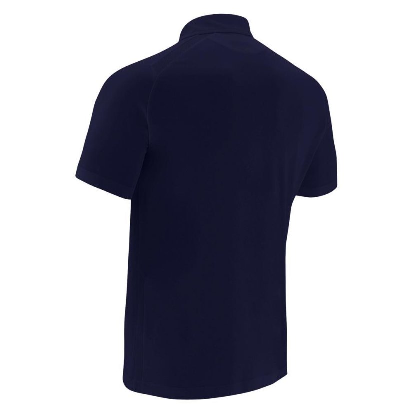 Polo triko Macron Hutton SS - Barva: Černá, Velikost: 3XL