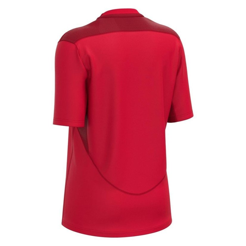 Dres Macron Beryl - Barva: Červená, Velikost: XS