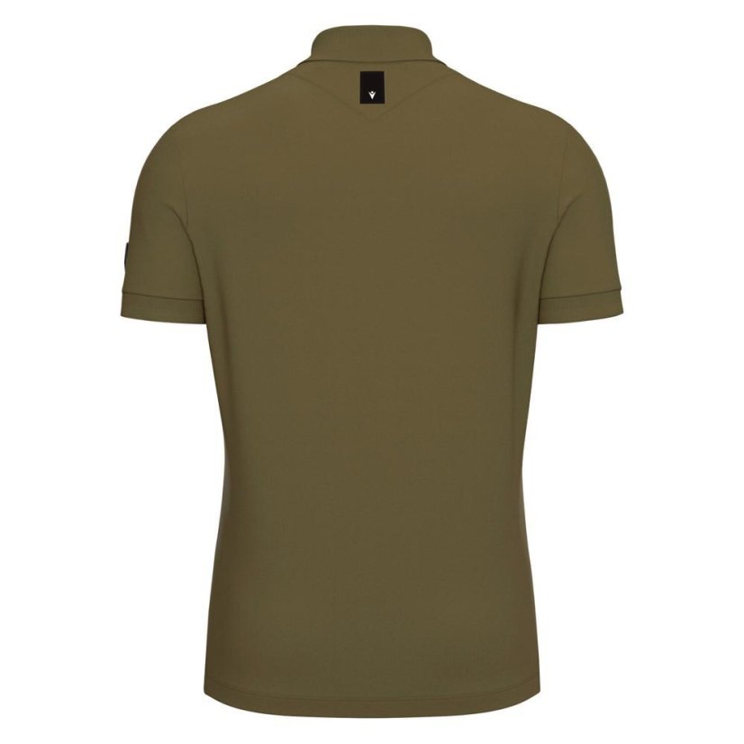 Sportovní polo tričko Macron Ath Icon Radiant - Barva: Bílá, Velikost: 3XL