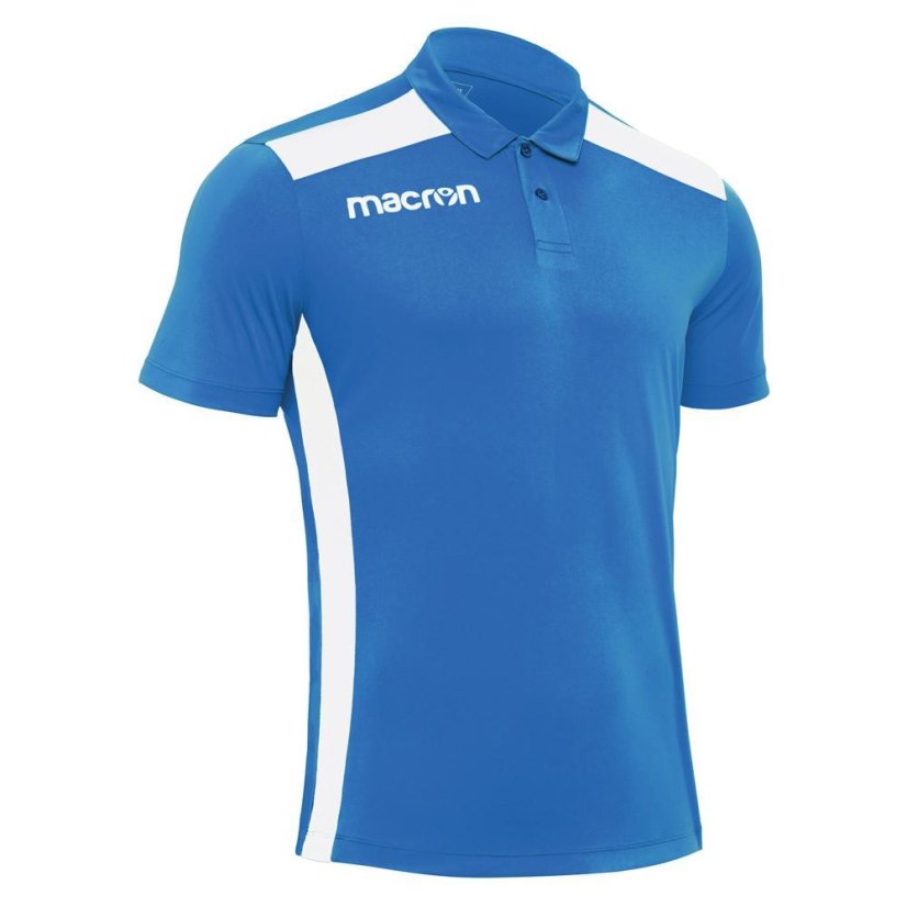 Polo tričko Macron Folk - Barva: Černá/červená, Velikost: 3XS
