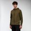 Sportovní mikina na zip s kapucí Macron Ath Icon Midnight - Barva: Army, Velikost: 4XL