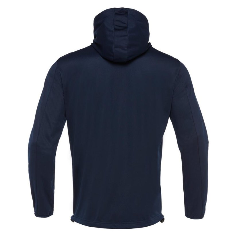 Sportovní mikina s celopropínacím zipem Macron Pan - Barva: Černá, Velikost: 3XL