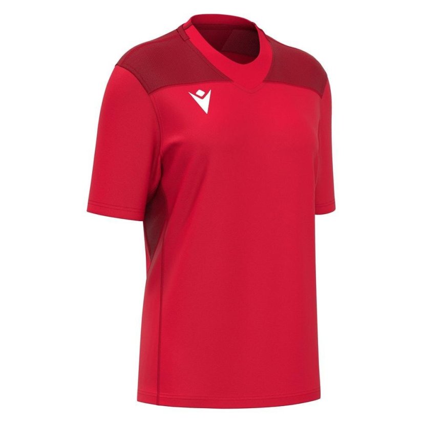 Dres Macron Beryl - Barva: Červená, Velikost: XS