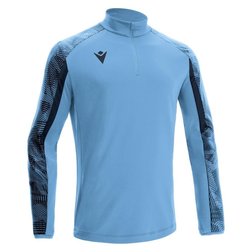 Triko Macron Naryn 1/4 ZIP - Barva: Lahvově zelená, Velikost: M