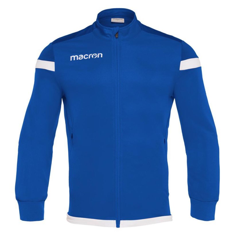 Sportovní mikina na zip Macron Sobek - Barva: Černá/červená, Velikost: 3XL