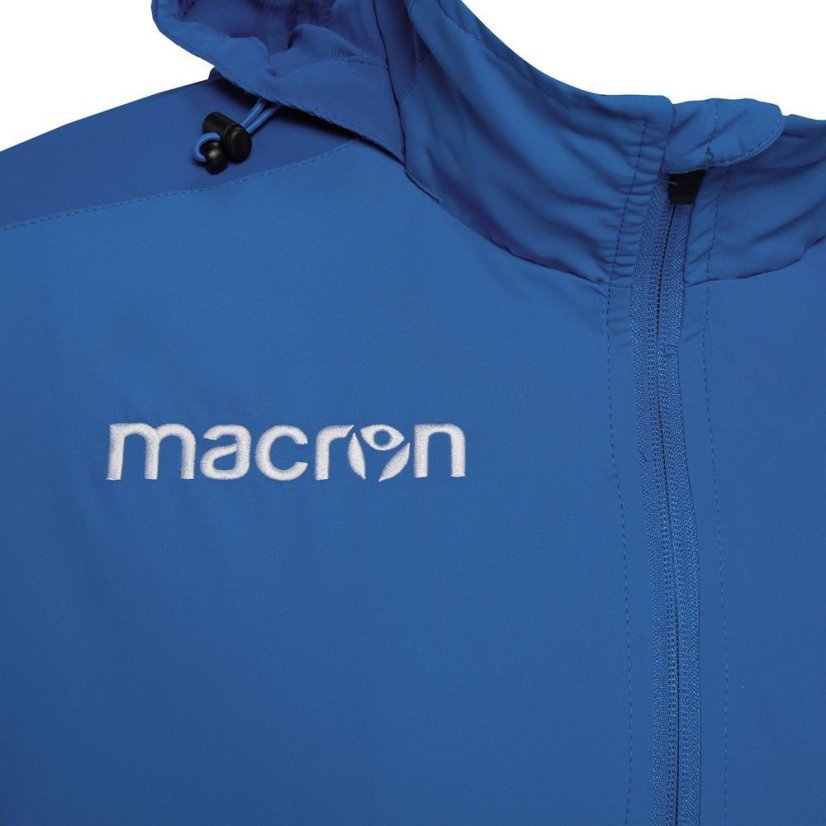 Nepromokavá sportovní bunda se zipem Macron Luzern - Barva: Černá, Velikost: 3XL