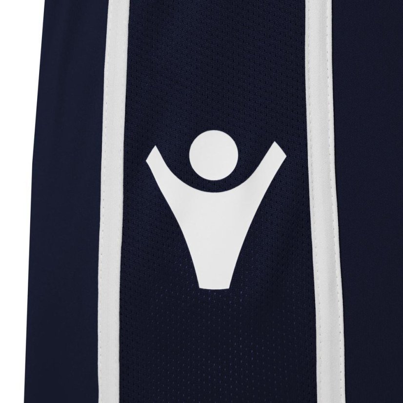 Fotbalové kraťasy Macron Algol - Barva: Černá/zelená, Velikost: 3XL